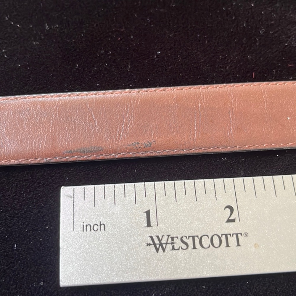 Minimalist Dior buckle with reversible black and brown belt size 34 - Picture 10 of 12